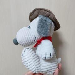 スヌーピー コーデュロイ ぬいぐるみ （ビーグル・スカウト） SNOOPYの画像