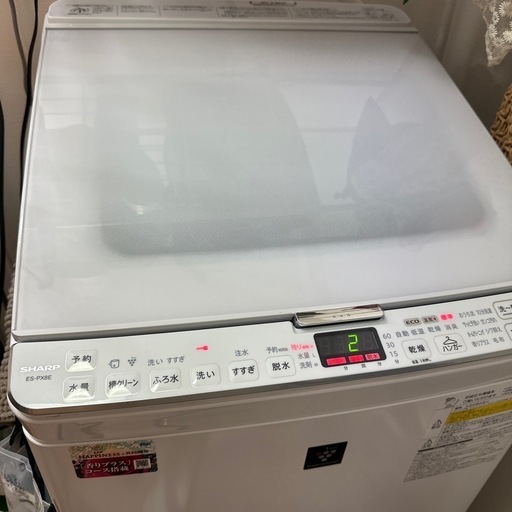 洗濯機 シャープES-PX8E