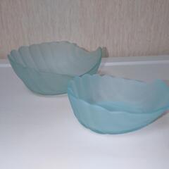 貝型ガラス容器の画像