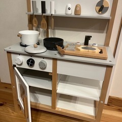 【お取引中】子供　おままごとキッチン　木製