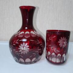 昭和❢ガラスの水差しの画像