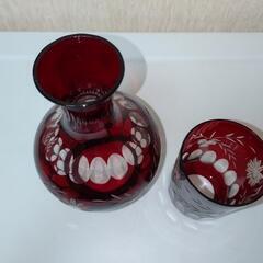 昭和❢ガラスの水差しの画像