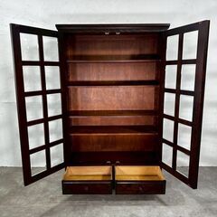 『HOKKAIDOU』北海道民芸 書棚 本棚 本箱 ブックシェルフ ブックボード キャビネット シェルフ 飾棚 飾り棚  RWboo3の画像