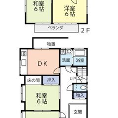 🉐敷礼無料！南向きの広いバルコニー付き！スーパー徒歩3分で生活便利♪ - 牛久市