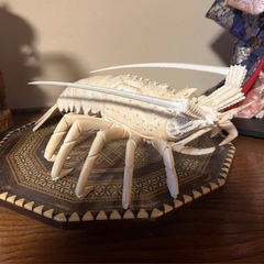 伊勢海老の模型の画像