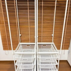 IKEA イケア ALGOT アルゴート ハンガーラック&メッシ...