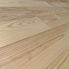 【DIYグレード大特価】信州赤松無垢フローリング無塗装品 1820×15×114(mm) 8枚入！在庫42ケースほどありますので複数の方へ販売できます。の画像