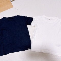 90サイズ　無地　半袖　Tシャツ