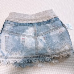 95 デニム　スカート　ベビー　子ども　服の画像