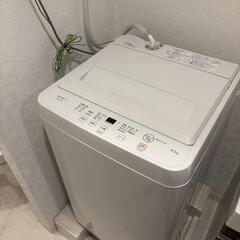 洗濯機　4.5kg RORO YWMT-45LW ホワイト系