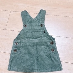 80 コーデュロイ　ジャンパースカート