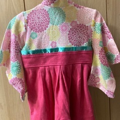 ベビー袴　ロンパース　女の子　60～70㎝の画像