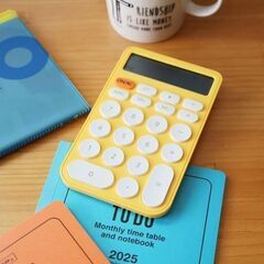 【ほとんど新品】niko and ...　ビタミンカラー電卓（イ...
