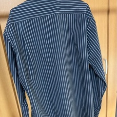 23区　黒白ストライプシャツの画像