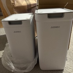 ゴミ箱　2個 蓋付きイジェクトキャップ付き14L　コンパクト おしゃれ 処理機の画像