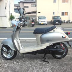 YAMAHA 2st VINOビーノ シルバー セル始動　速く好...