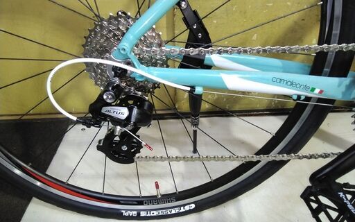 ☆お取引可☆Bianchi🇮🇹camaleonte 155cm～24段変速 前後タイヤ