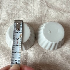 ミニミニサイズ白お皿2セットの画像