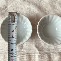 ミニミニサイズ白お皿2セットの画像