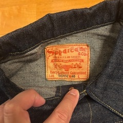 SUGAR CANE 1945大戦モデル 46 Tバック ワンウォッシュ  の画像