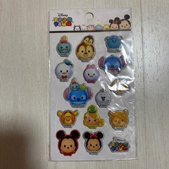 ツムツムキラキラぷっくりシール