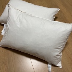 (新品未使用)無印良品　羽根枕　2つ