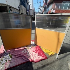 パーテーション　簡単設置　軽量　