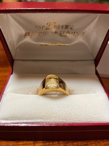 ESP 25周年横浜アリーナ記念18kリング ゴールド