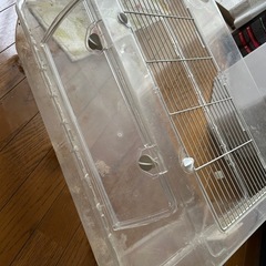 ハムスターゲージと回し車給水ボトル