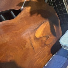 ケヤキ　輪切り　テーブル　の画像