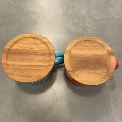 値下　新品　CHABATREE マグカップ ペア ソーサー付きの画像