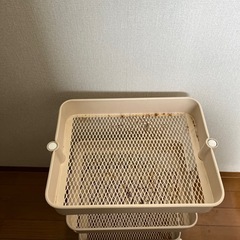 ニトリ　洗濯物ラック　サビありの画像