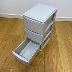 最終値下げ3段引き出し 収納 の画像
