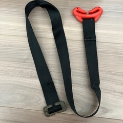 補助ベルト付き　ジュニアシート　ラッキーブースター　ブラウン　西松屋の画像