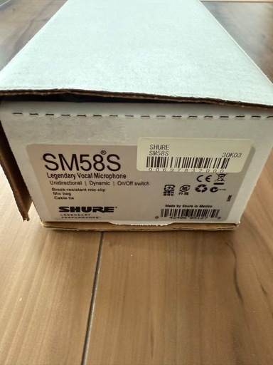 美品 マイク SHURE SM58S
