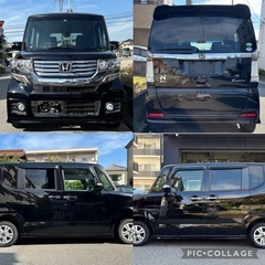 ご成約ありがとうございました！車検2年付価格★NBOXカスタム★G・Lパッケージ★バックカメラ★フルセグTV★HIDヘッドライト★アイドリングストップ★乗って帰れますの画像
