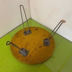 【ゲキ渋】昭和レトロ　ハンドメイドちゃぶ台の画像