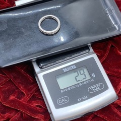 Pt950 エタニティリング　1ct 2.9g 約12号の画像