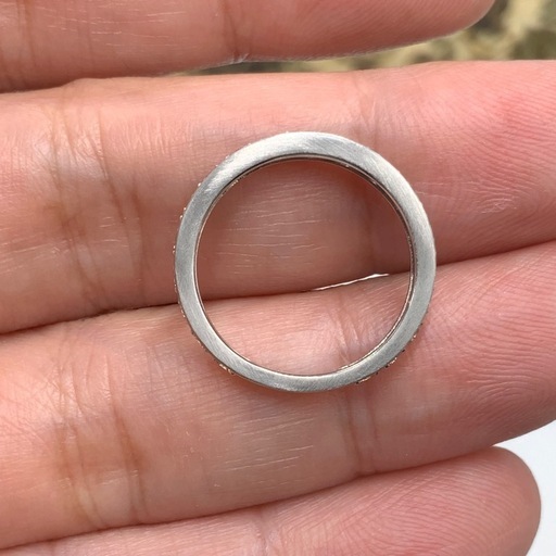 Pt950 エタニティリング　1ct 2.9g 約12号