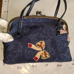 和柄　バンドバッグ　がま口