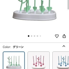 美品　 ベビーボトル乾燥ラック 新生児用哺乳瓶洗浄乾燥器 水切りカップ棚の画像