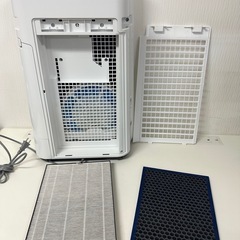 【引取】SHARPシャープ加湿空気清净機 プラズマクラスターKC-S50-W★2024年製★動作確認済み の画像