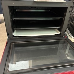 MRO-LV300 HITACHI ヘルシーシェフ　パールレッド 加熱水蒸気オーブンレンジの画像