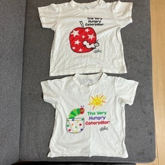 はらぺこあおむし半袖120肌着2枚