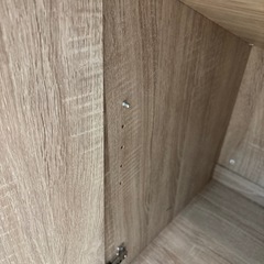 隠しキャスター付きキッチン収納棚　83cmの画像