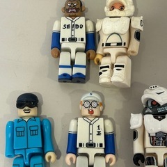 Ⓜ️商品 【土日対応】レトロ品　ミニ人形　3種類　身長約6cm 15体　現状渡しの画像