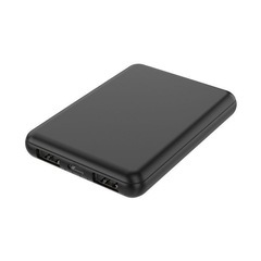 HIDISC 薄型軽量 5000mAh モバイルバッテリー(ブラック) の画像