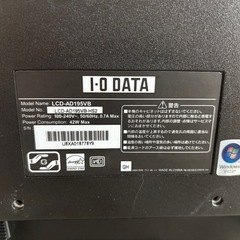 19型I-ODATA液晶モニタの画像