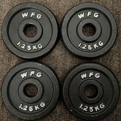 WFG / ダンベルプレート / 1.25KG / ４点セットの画像
