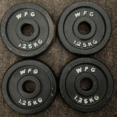 WFG / ダンベルプレート / 1.25KG / ４点セット